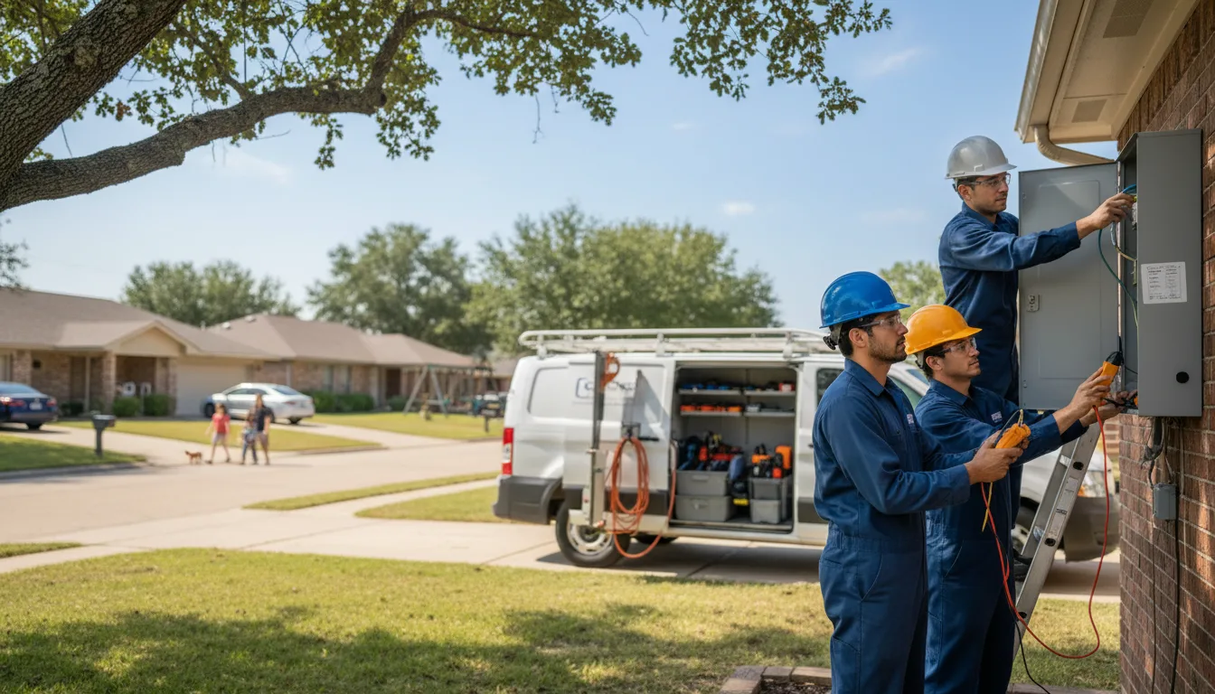 Certified electrician providing emergency electrical services in Arpin, WI